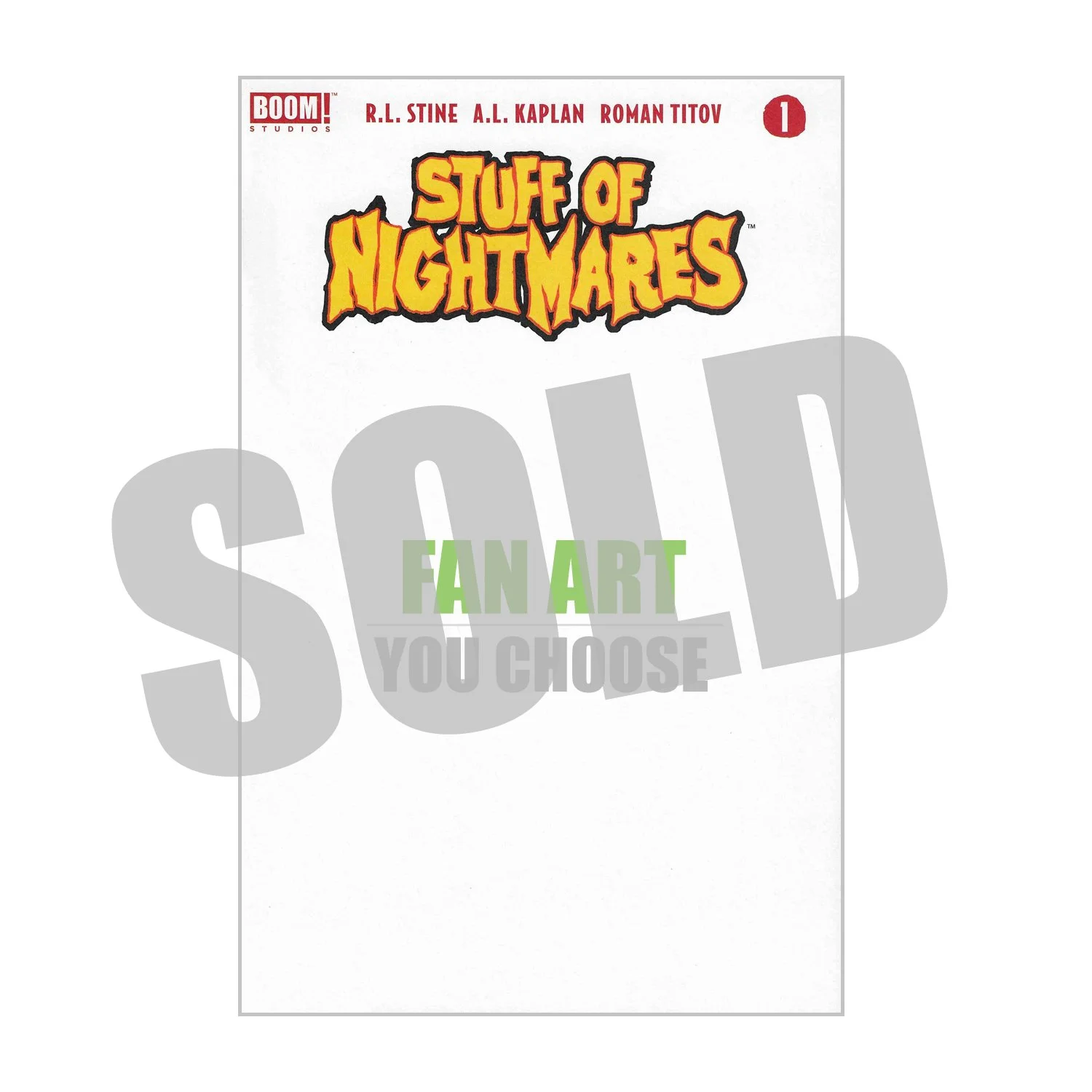 Stuff of Nightmares - Original Art Sketchcover