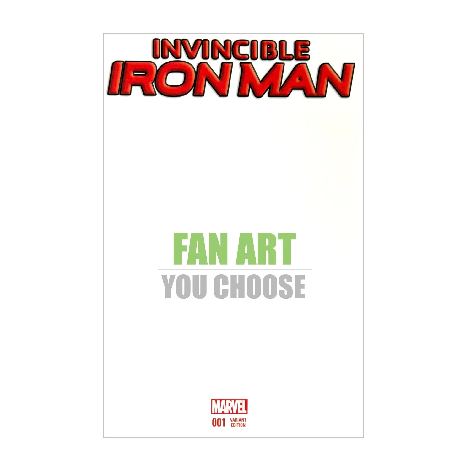 Invincible Iron Man - Original Art Sketchcover