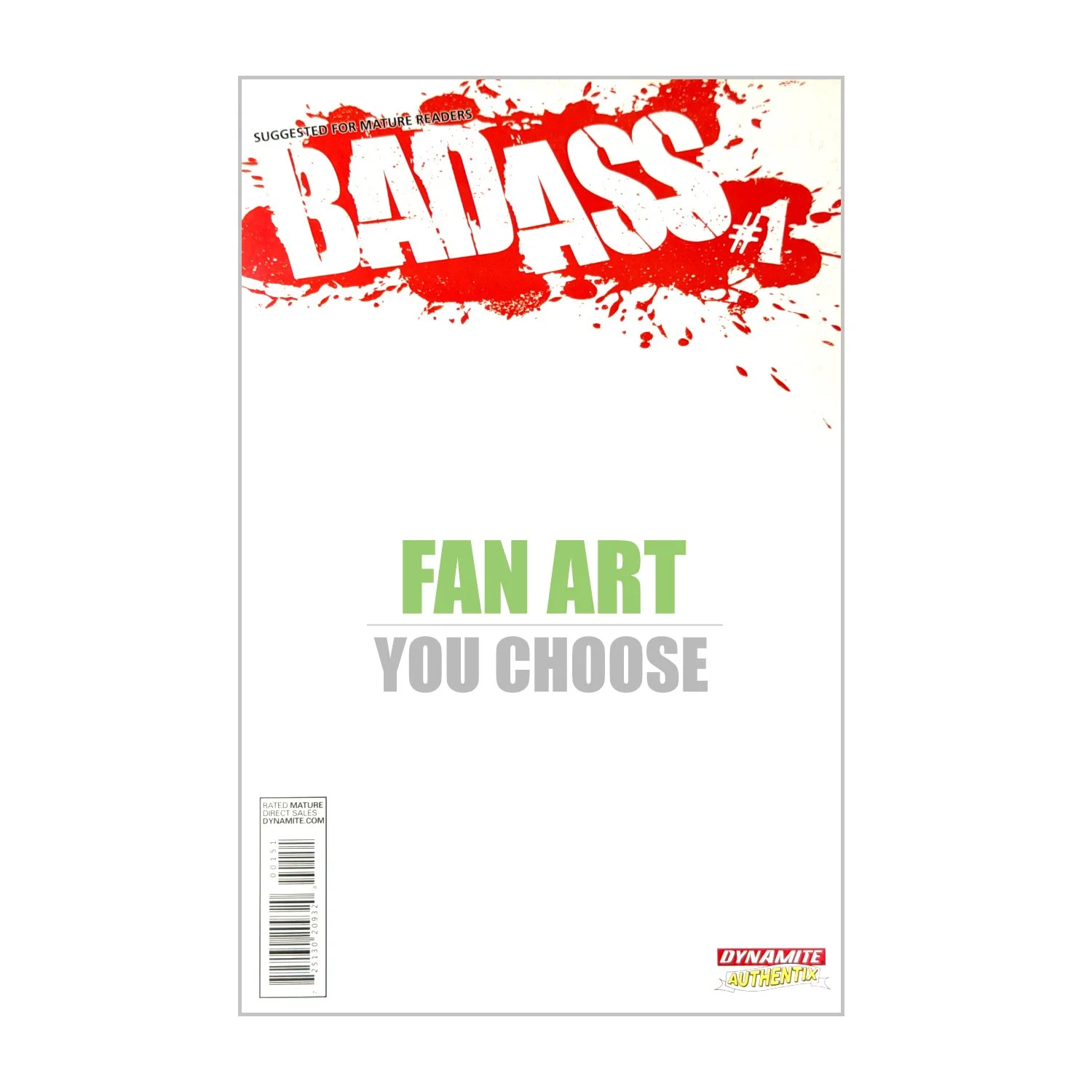 BADASS - Original Art Sketchcover