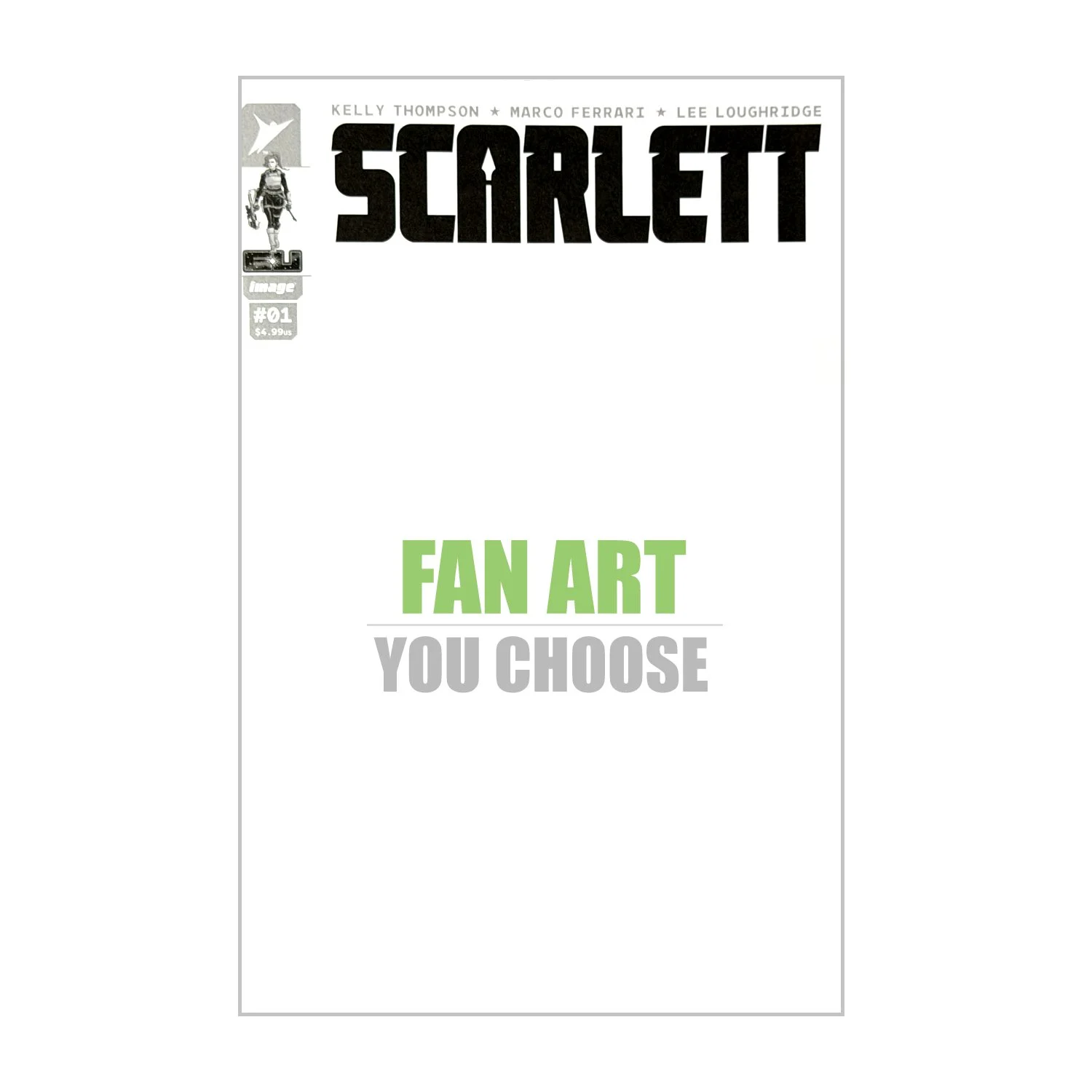 Scarlett - Original Art Sketchcover