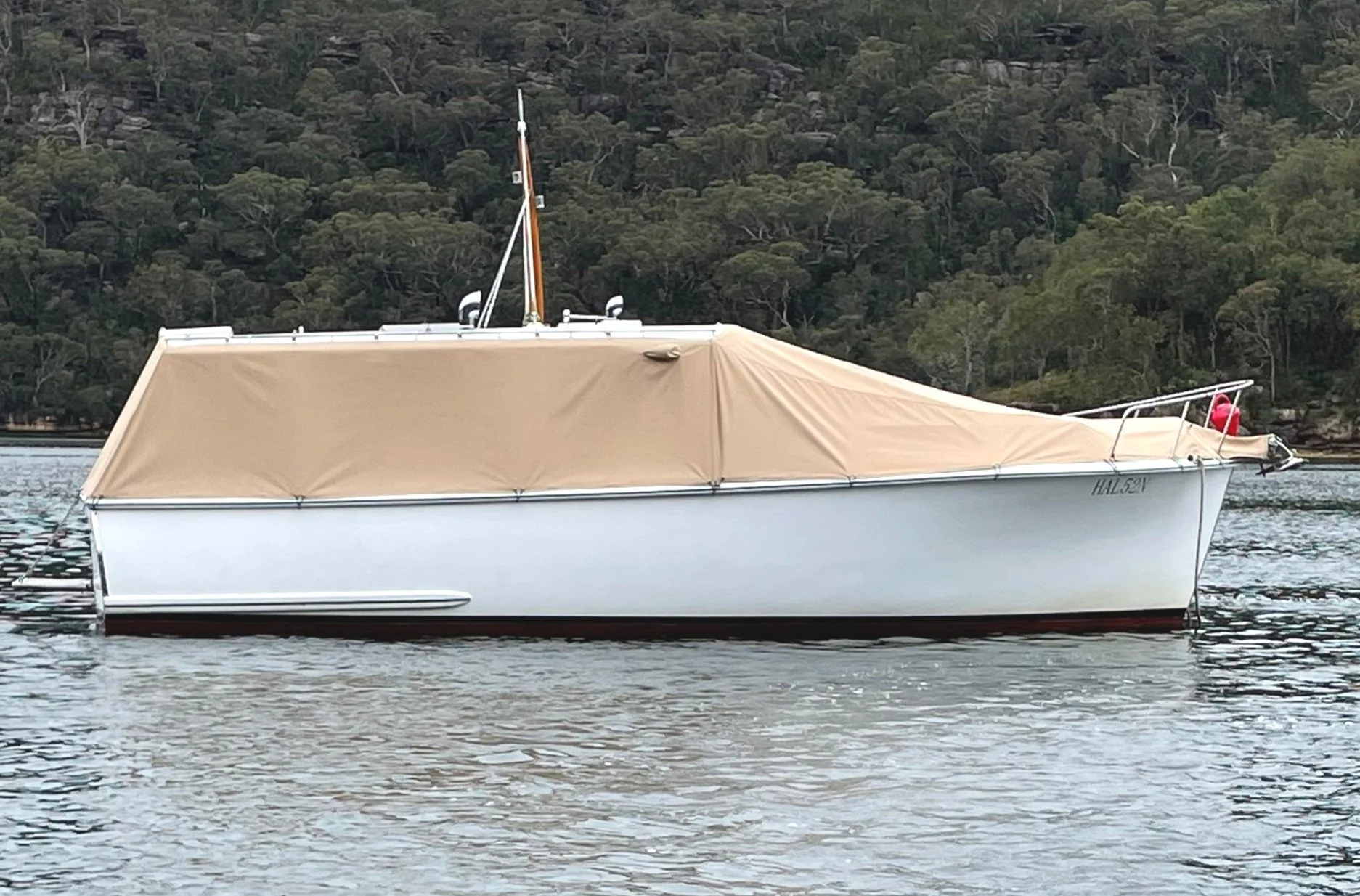 Full Halvorsen boat cover