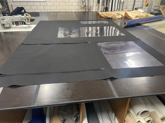 New bunding system cover made up
