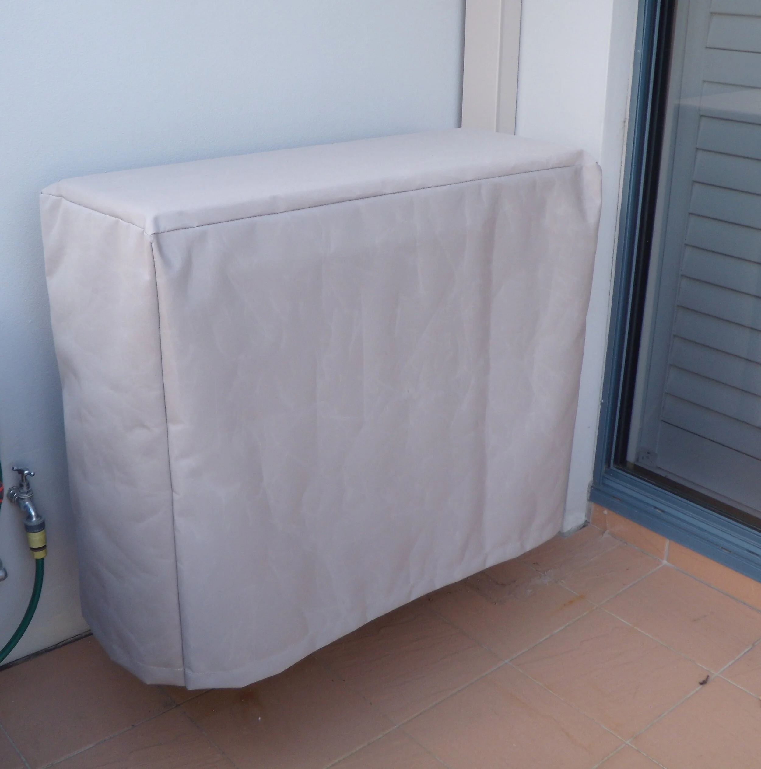 After: Aircon cover