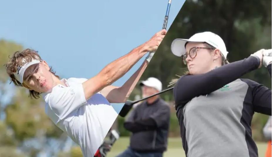 Amelia Whinney and Jack Buchanan have been recognised as South Australia’s best performed amateur golfers –