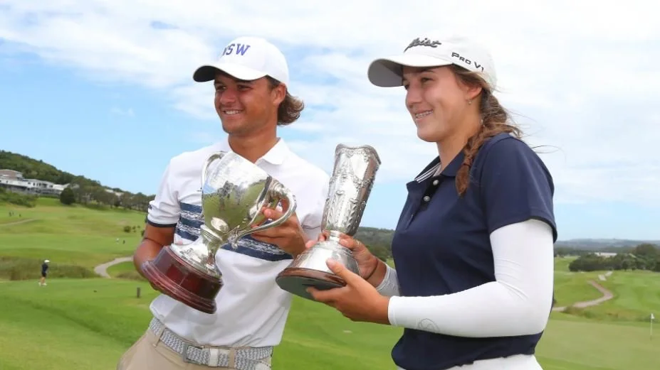  NSW Amateur Harrison Crowe and Sarah Hammett are the respective men’s and women’s champions.