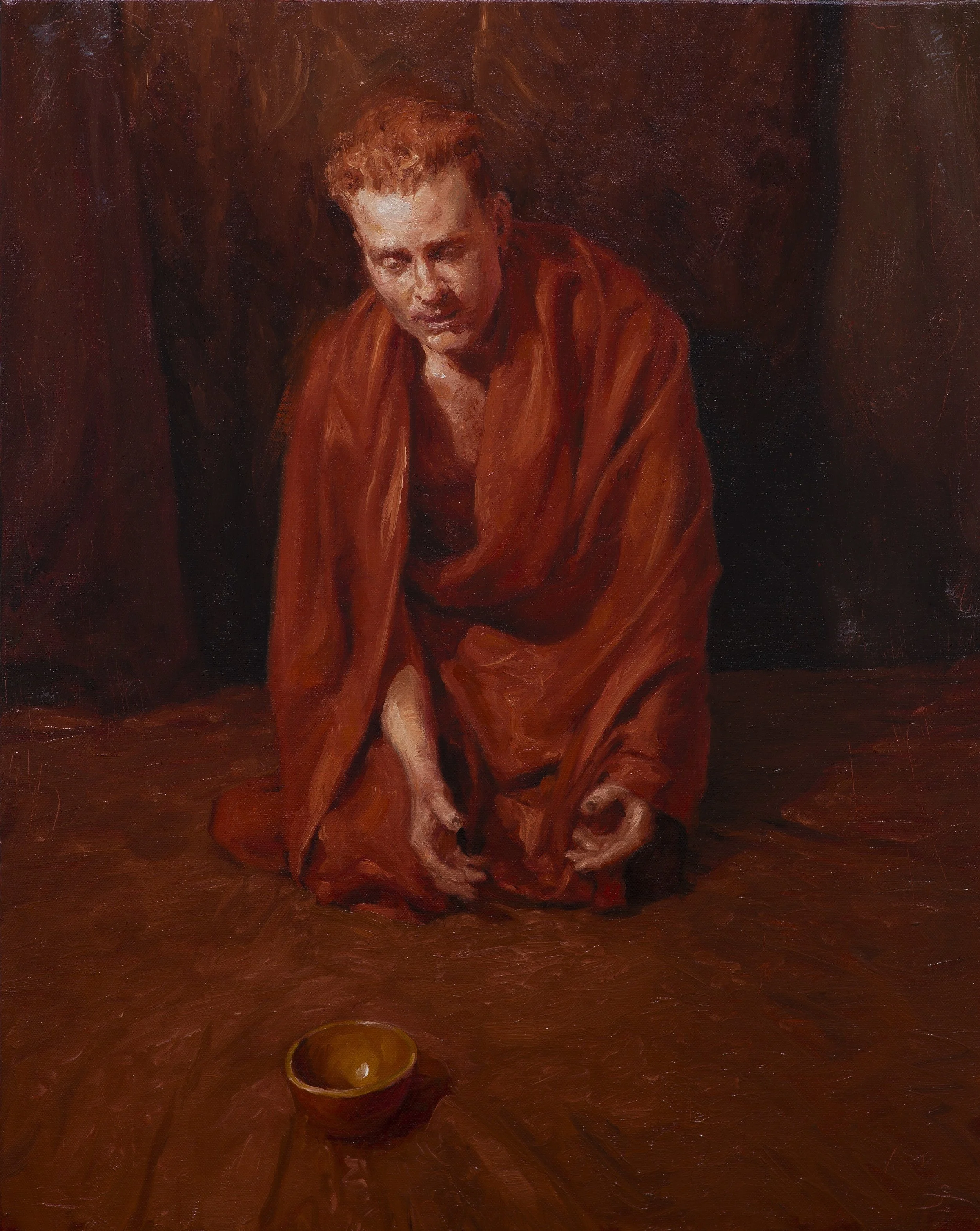 "Beggar" Oil on canvas. 2025
