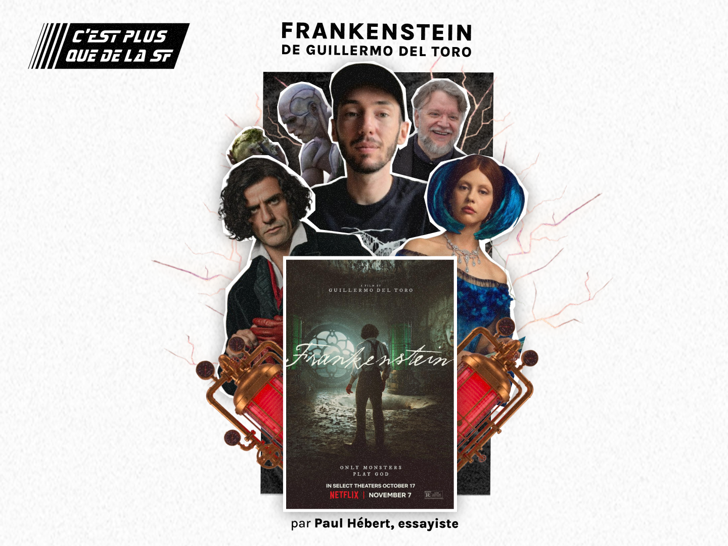 Que dire de l'adaptation de Frankenstein par Guillermo Del Toro ?