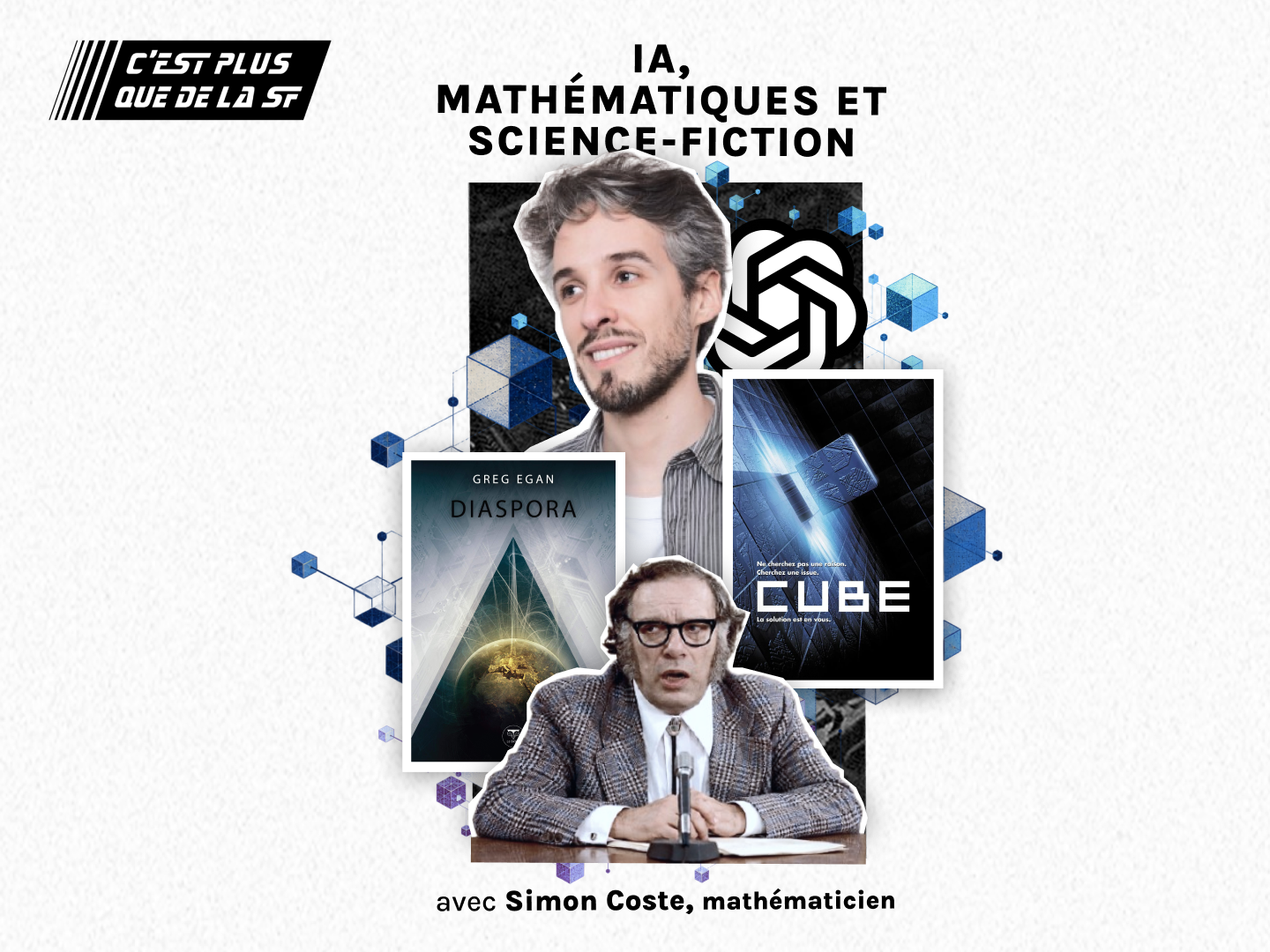 IA, mathématiques et science-fiction avec Simon Coste