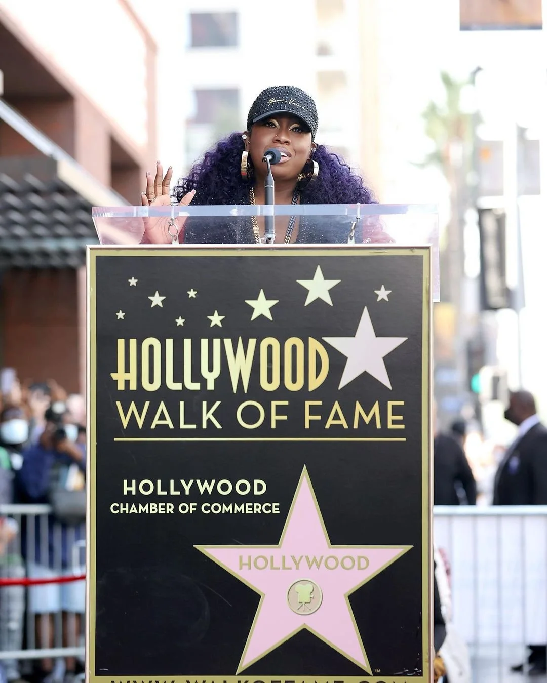 MISSY ELLIOTT : ELLE REÇOIT SON ÉTOILE SUR HOLLYWOOD WALK OF FAME