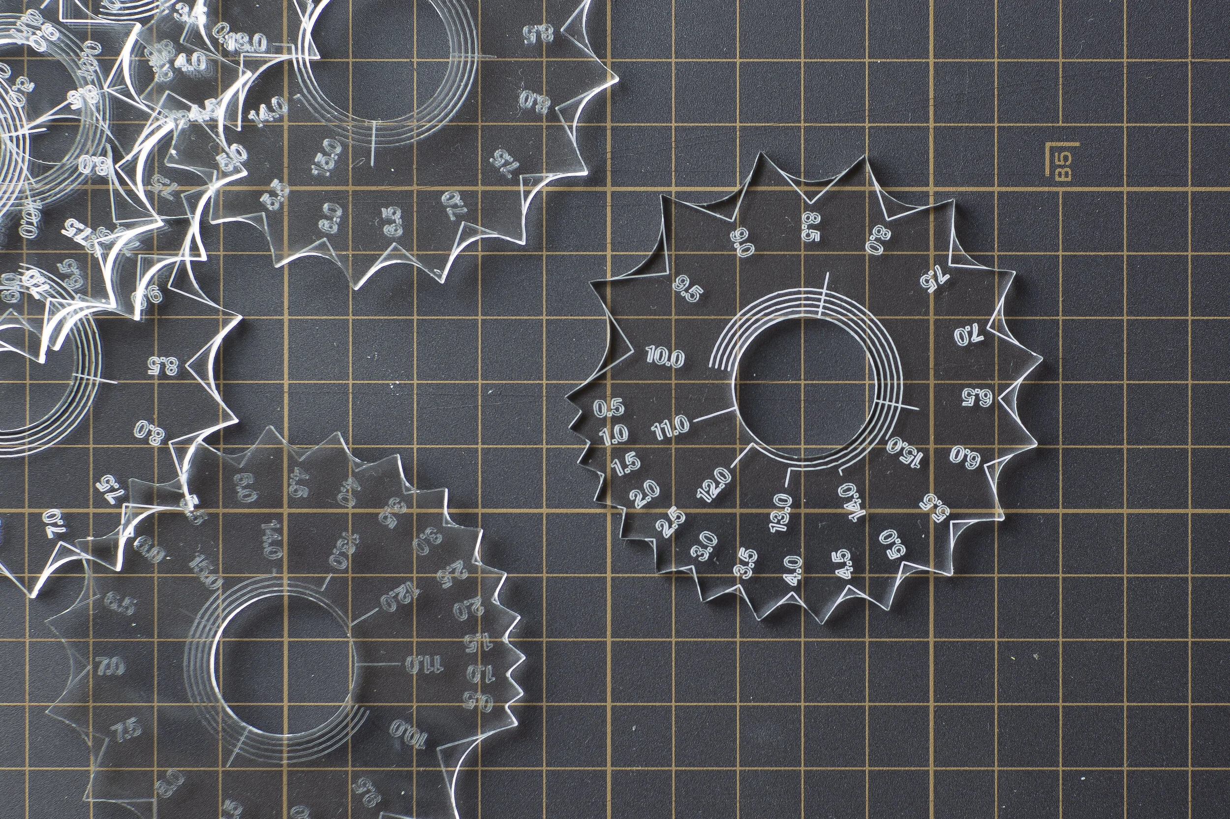 アクリルのRゲージ