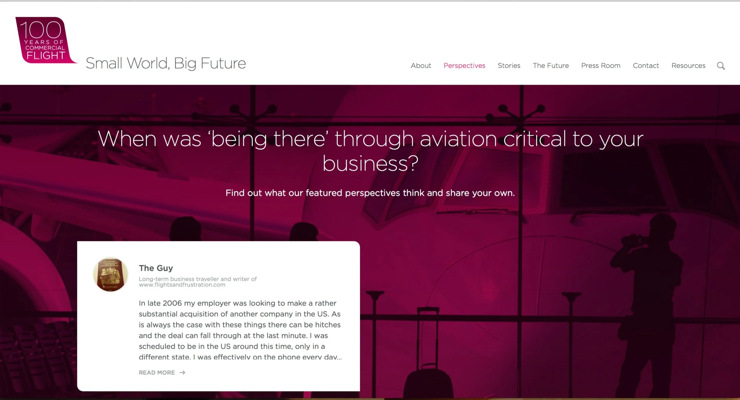 IATA Perspectives Webpage