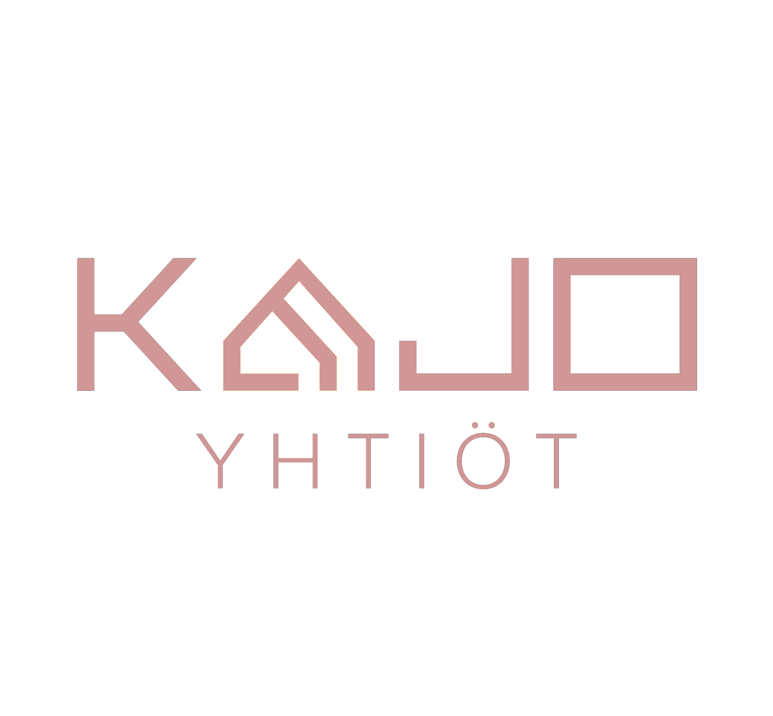 light pink logo of my workplace kajo yhtiöt