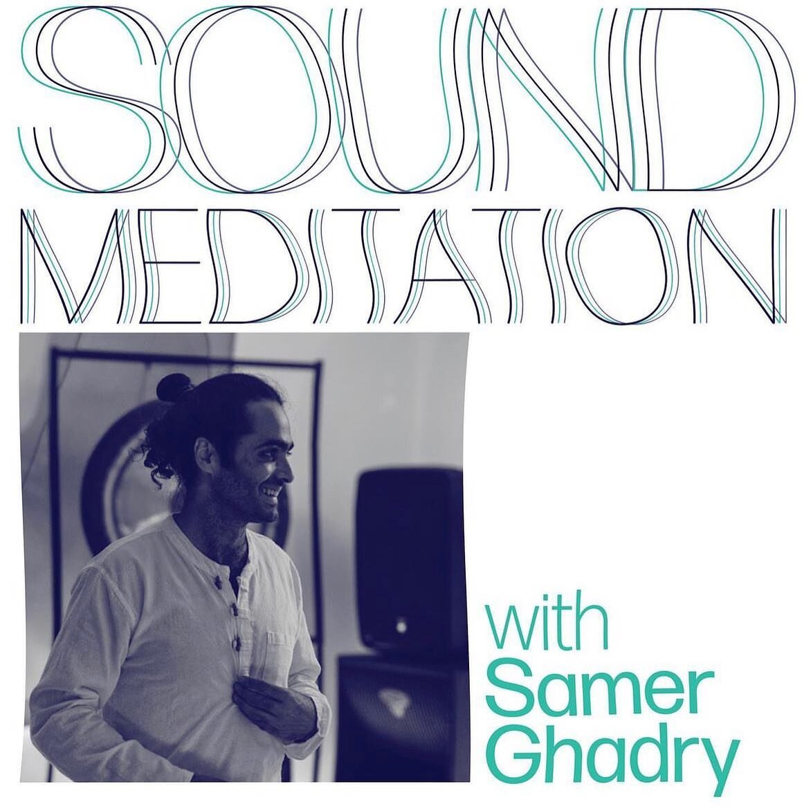 Join us for a Sound Meditation with Samer Ghadry on Friday, May 19th, from 7:30-9pm. @tone_center is a skilled sound healer who uses a variety of instruments and his voice to create a soothing and immersive meditative experience. 
.
During the sessio