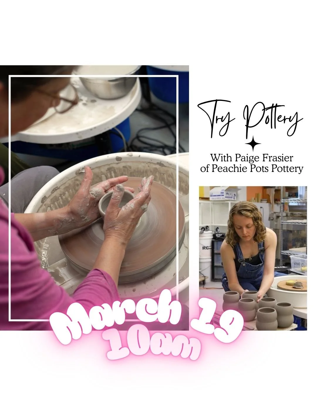 Try Pottery; March 19th