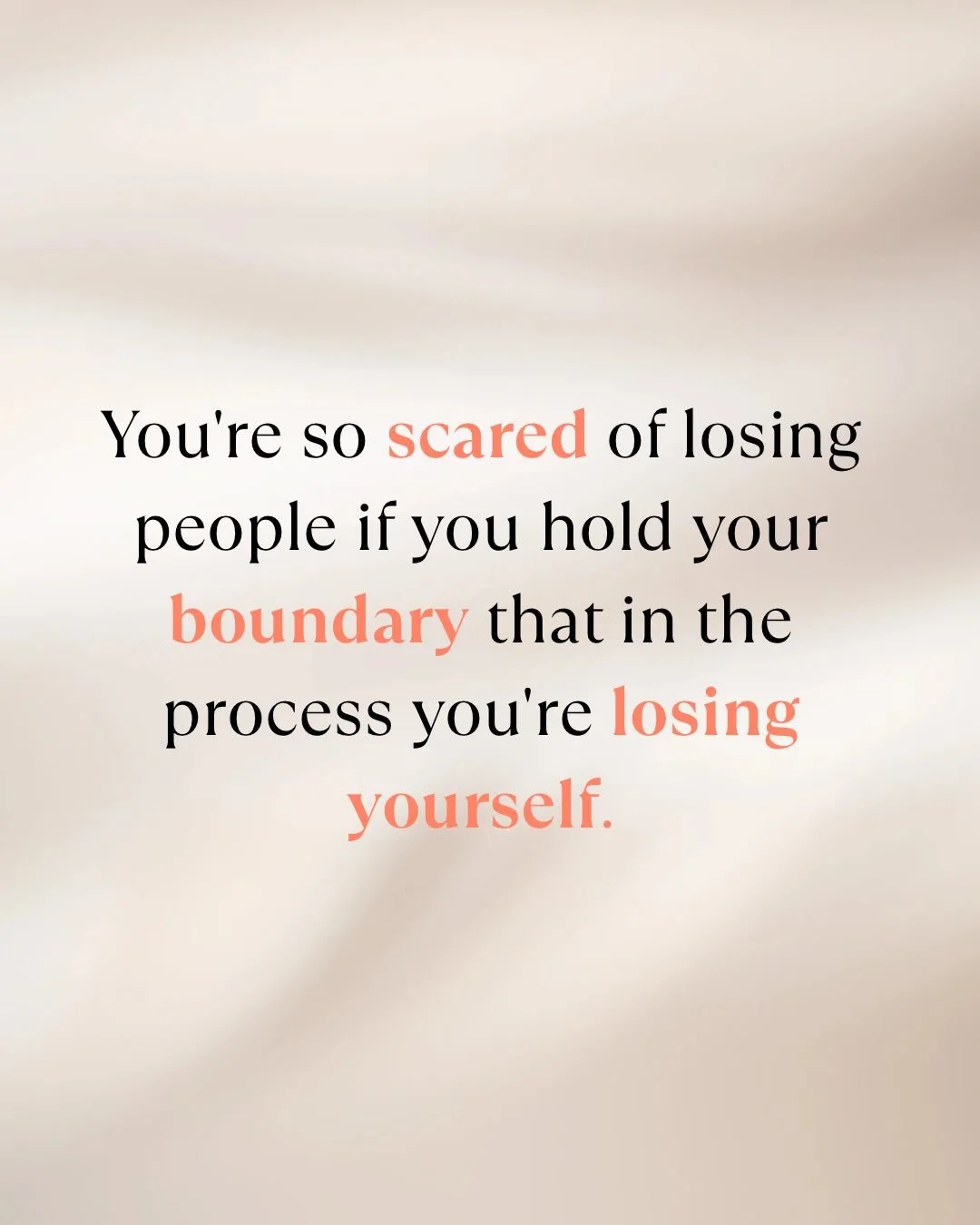 💃 Save and share with anyone who needs to hear this! 

Boundaries are not only for others, they are also for the relationship you have with yourself, with your habits, and with your environment. 

Where are you allowing things that don't serve your 