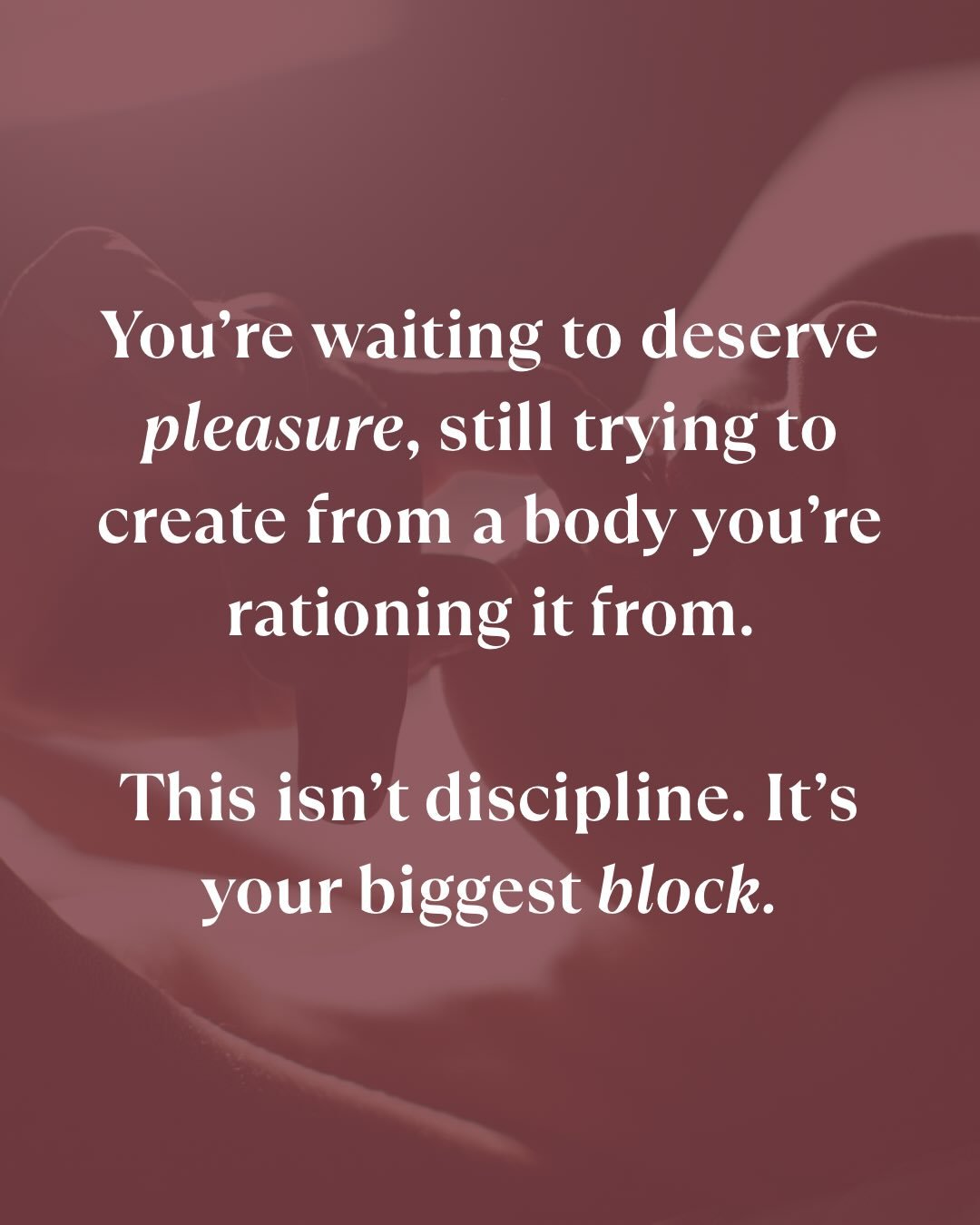 🔥 A woman's pleasure is feared.

And the relationship between feminine pleasure and power has been known, and feared throughout history. 

It's been suppressed, contained, repressed, and shamed over ages.

We're sold what pleasure should look like t
