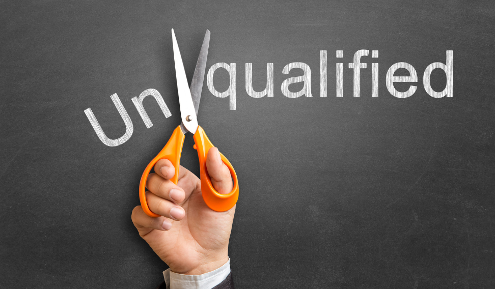 A pair of scissor represents overcoming self doubt