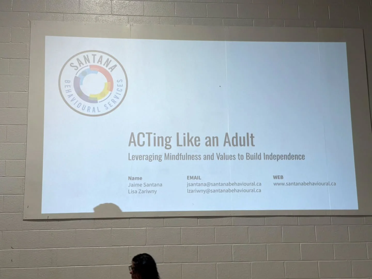 Last week our Clinical Director had the privilege of presenting &quot;ACTing Like an Adult: Leveraging Mindfulness and Values to Build Independence&quot; at the @atlanticprovincesaba conference in St. Johns, Newfoundland. 

Thank you to everyone who 