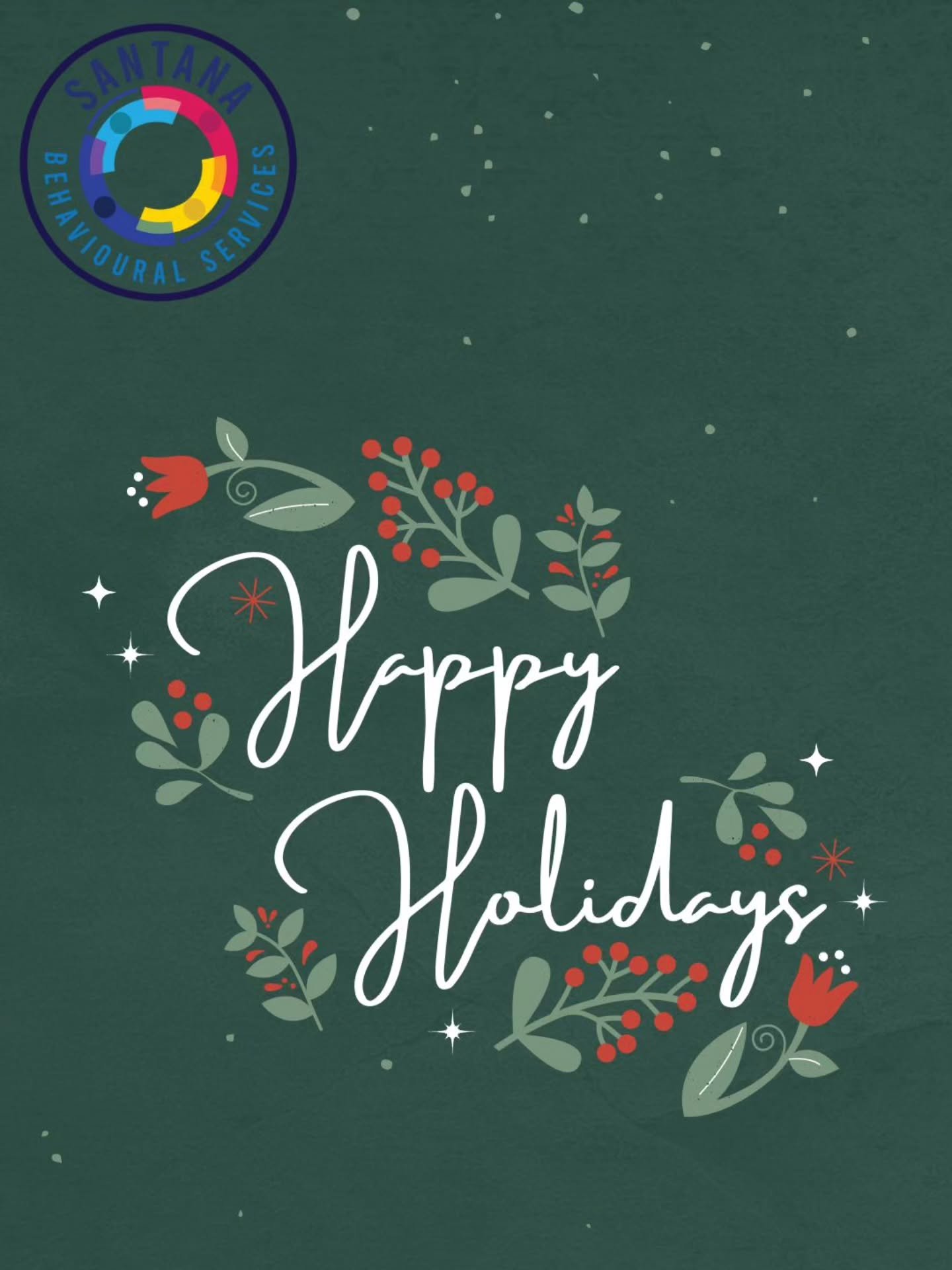 From the Santana Behavioural Services family to yours, we want to wish you all the happiest of holidays. We hope you all get to spend time with the people you love. 

Happy Holidays! 

#happyholidays❤️ #christmas #family