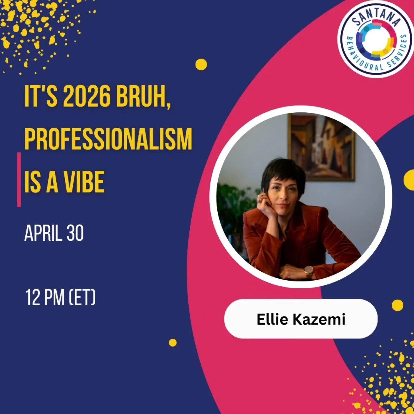 As we wrap up the week, I'm excited to share that none other than @ellie.kazemi will be joining us next Thursday at noon! If you've ever heard one of Ellie's talks, you KNOW she brings the heat. 

Zoom link in bio, save it, use it, see you Thursday a