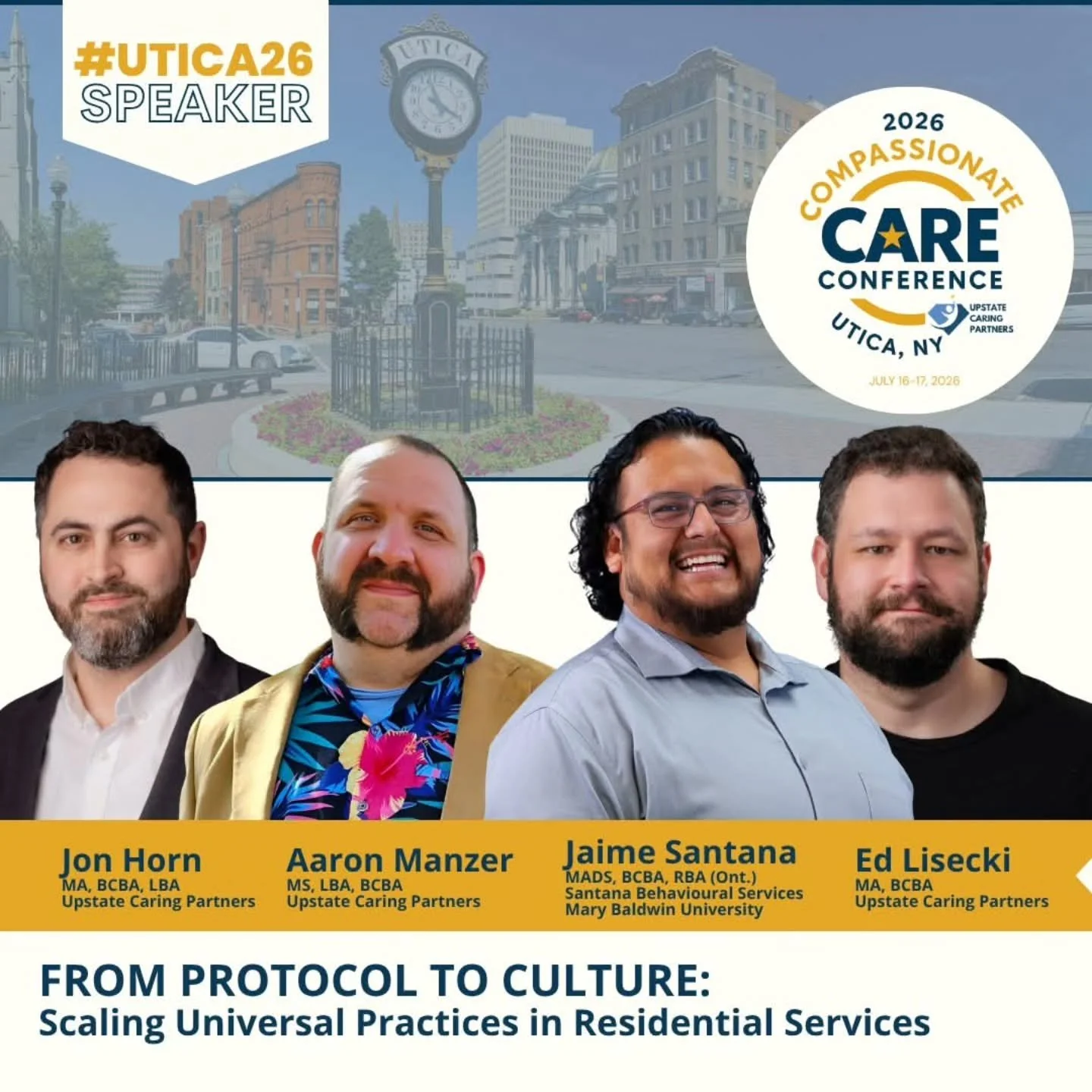 SUUUPER excited to get to team up with some AMAZING people to share our experience working with supported living facilities. 

If you haven't yet signed up for this conference, you probably should. Like, right now. 

#utica26
