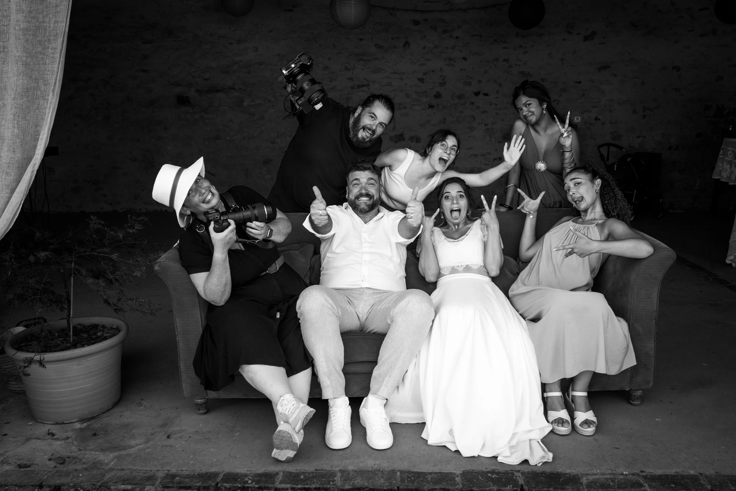 photo de groupe prestataire mariage bourgogne