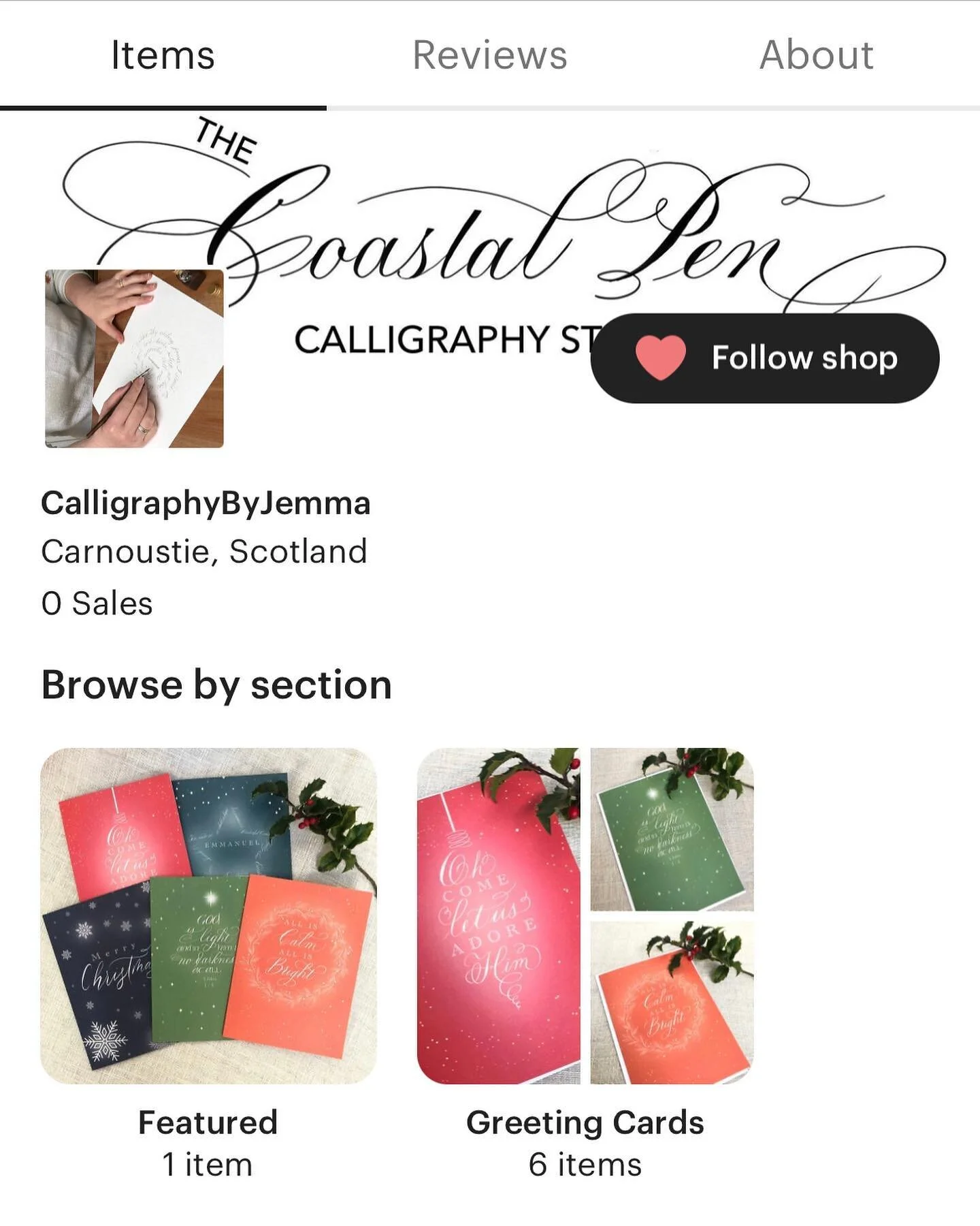 I&rsquo;ve added my Christmas Cards as  individual cards onto Etsy as an option&hellip;
Pop over and take a look 🤩 I&rsquo;ll add a link in my stories&hellip;

#christmascardsforsale #etsyukshop #etsyukseller #christmasgreetings #christmascalligraph