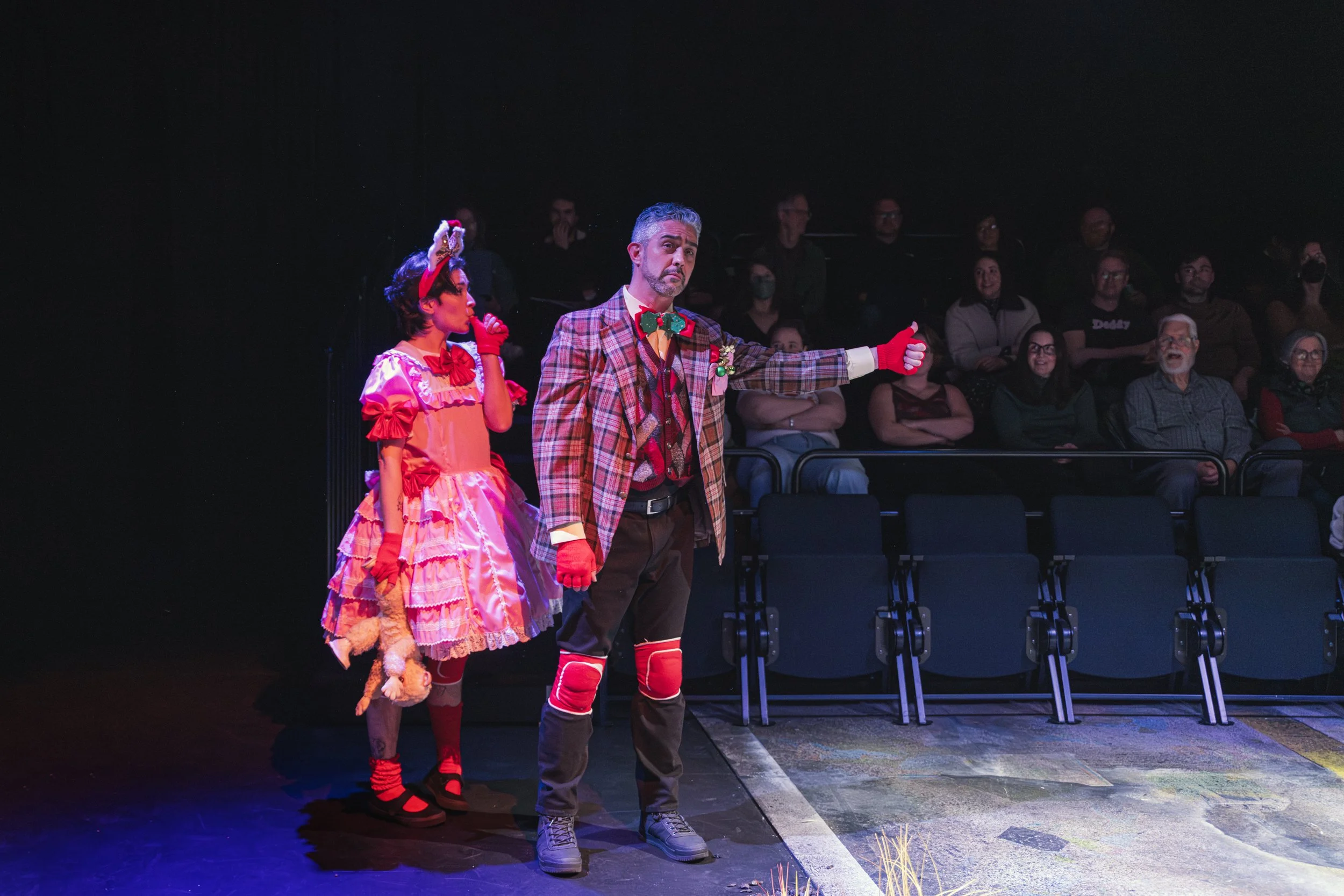 "Racecar Racecar Racecar" at Artists Repertory Theatre 2026. Directed by Melory Mirashrafi. Photos by Philip J. Hatton www.philipjhatton.com