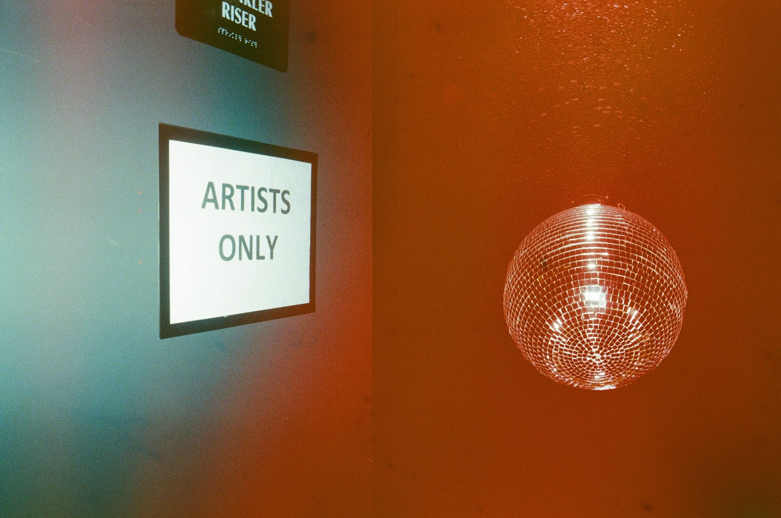 "Artists Only" 2025, shot with Kodak Ektar half frame on 35mm