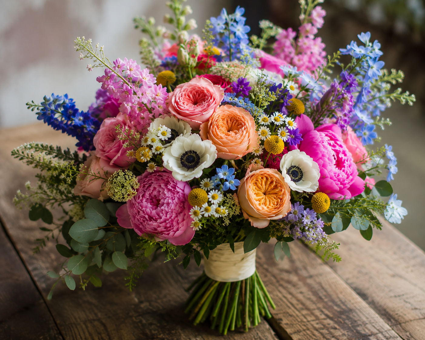 Wedding anniversary bouquet