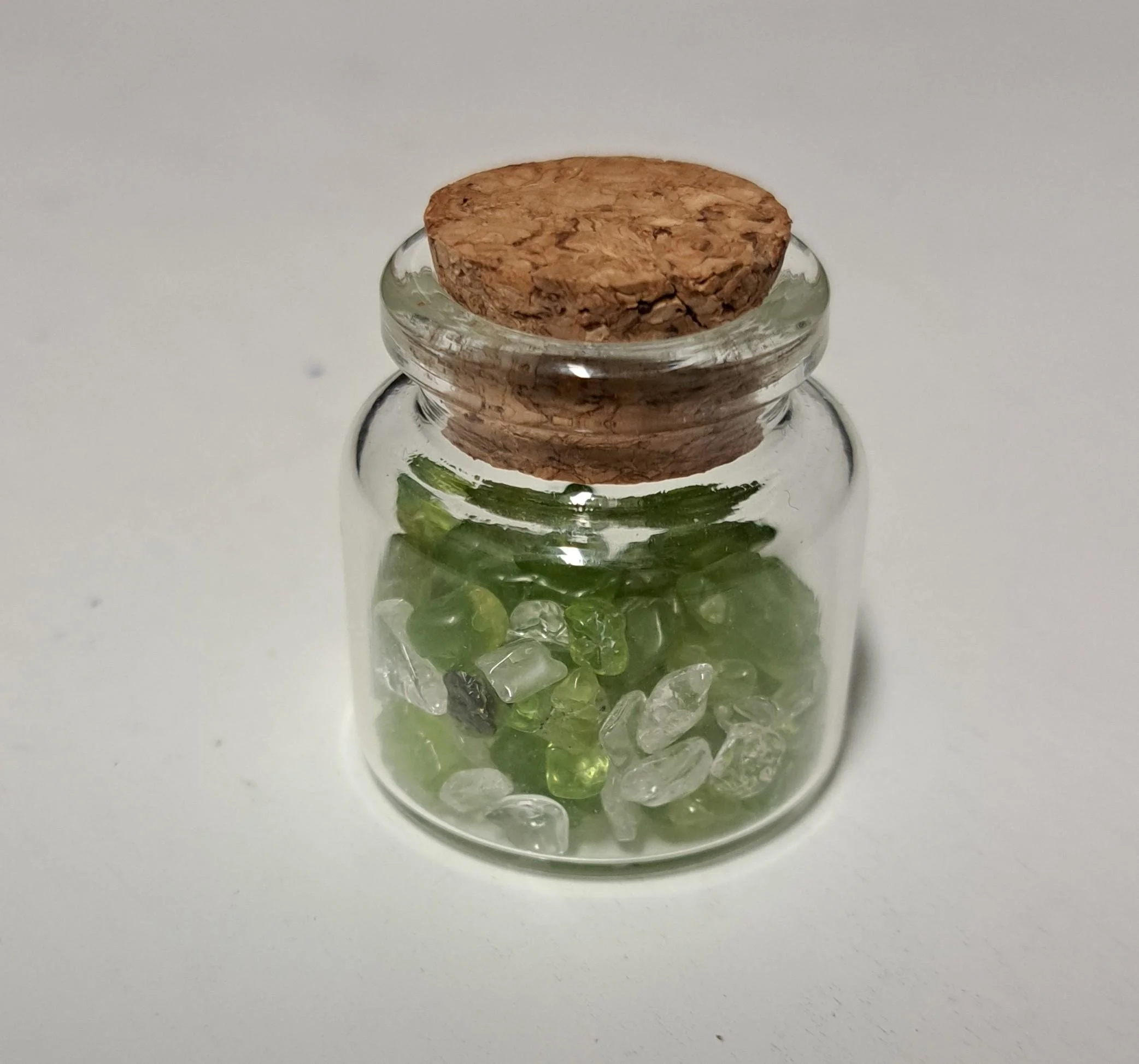 Custom - Koa - Peridot - Quartz - Gold Flakes - 6mm