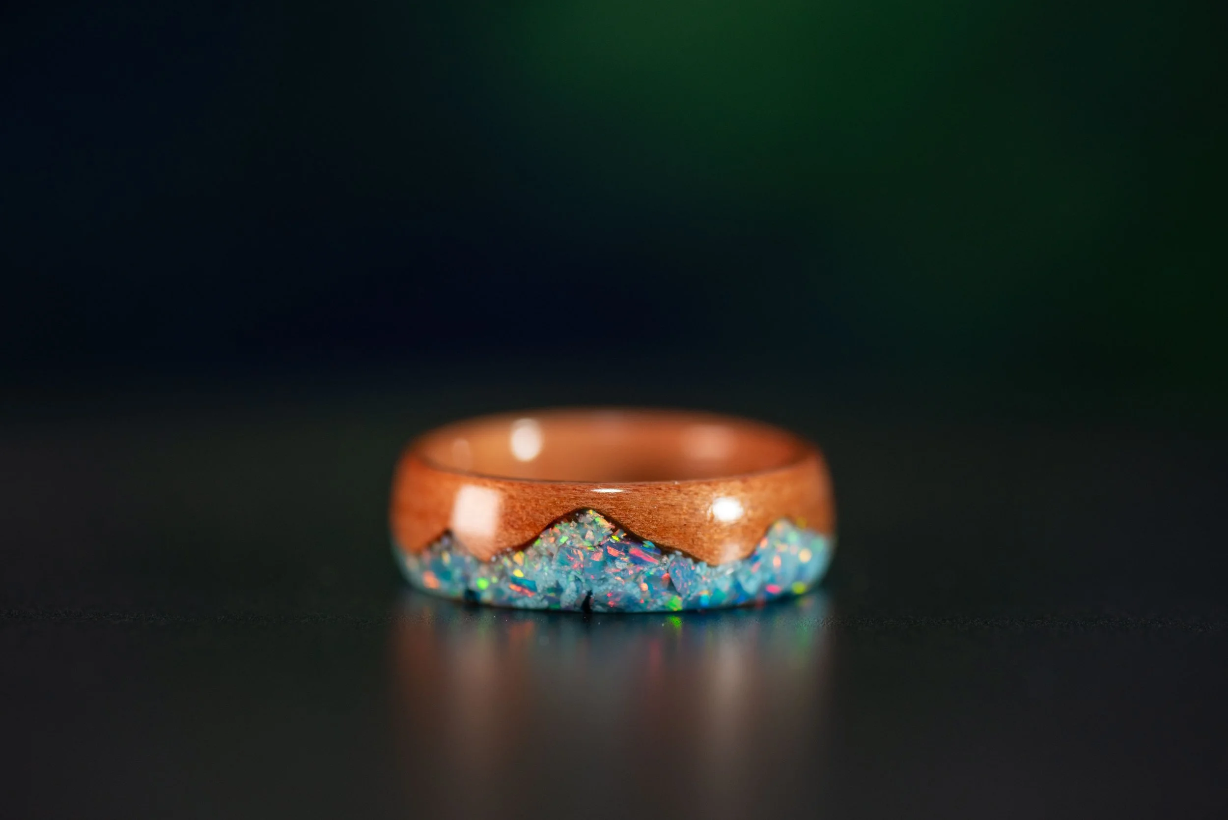 Opal  - Turquoise  - Canarywood