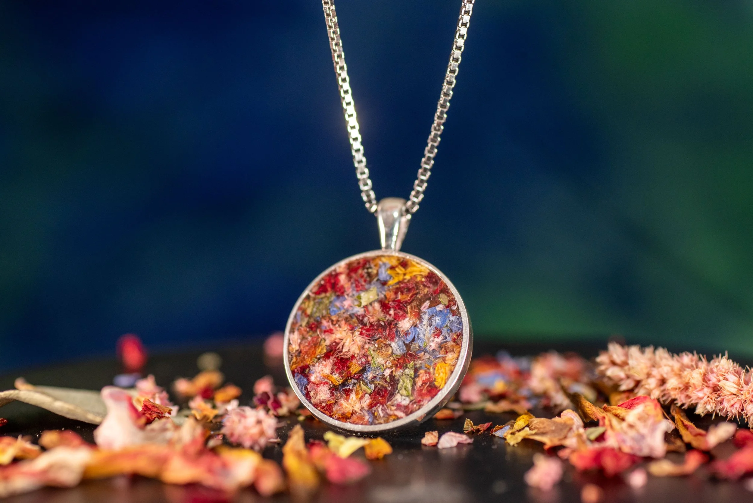 Sterling Silver Flower Pendant