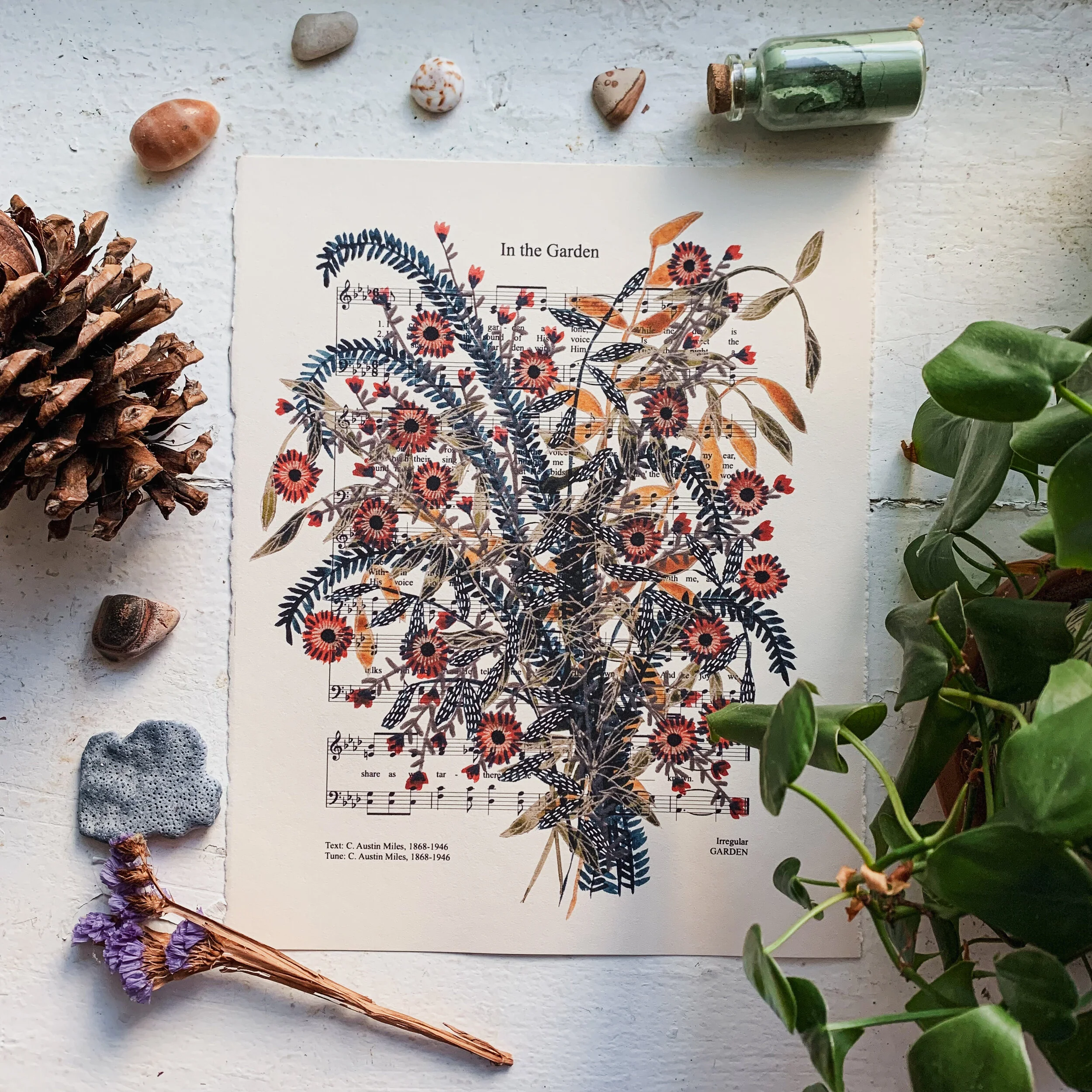 "In The Garden" Fine Art Print