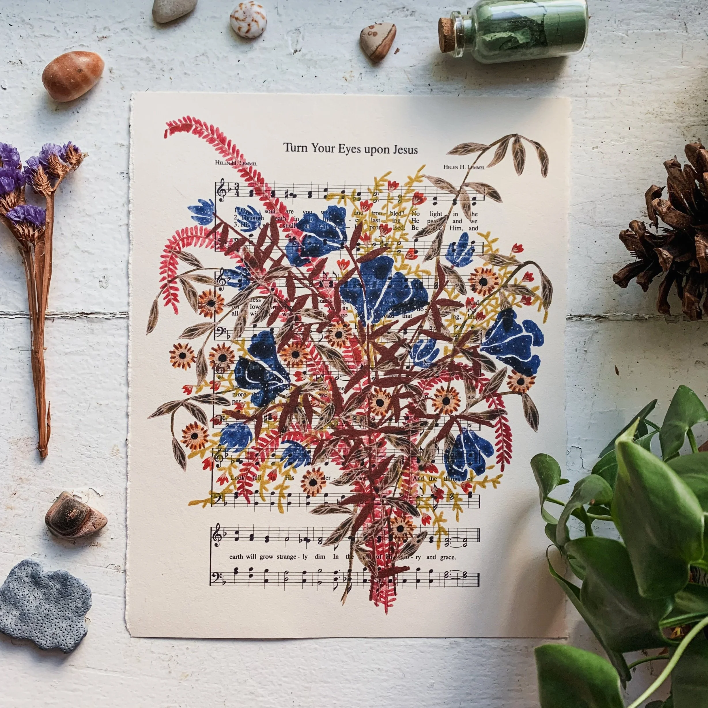 "Turn Your Eyes Upon Jesus" Fine Art Print