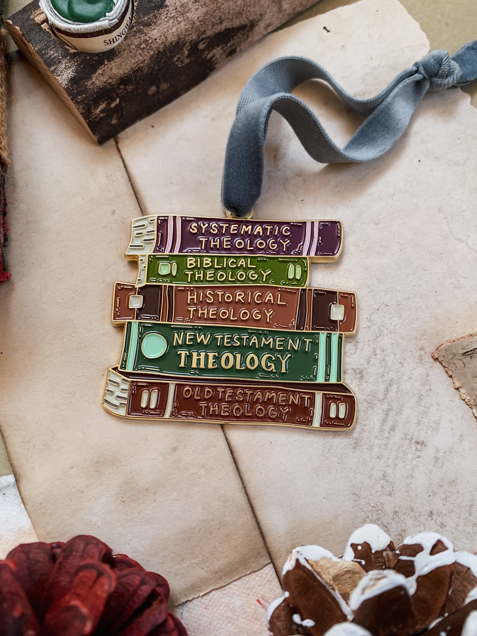 Theology Books Ornament2.jpg
