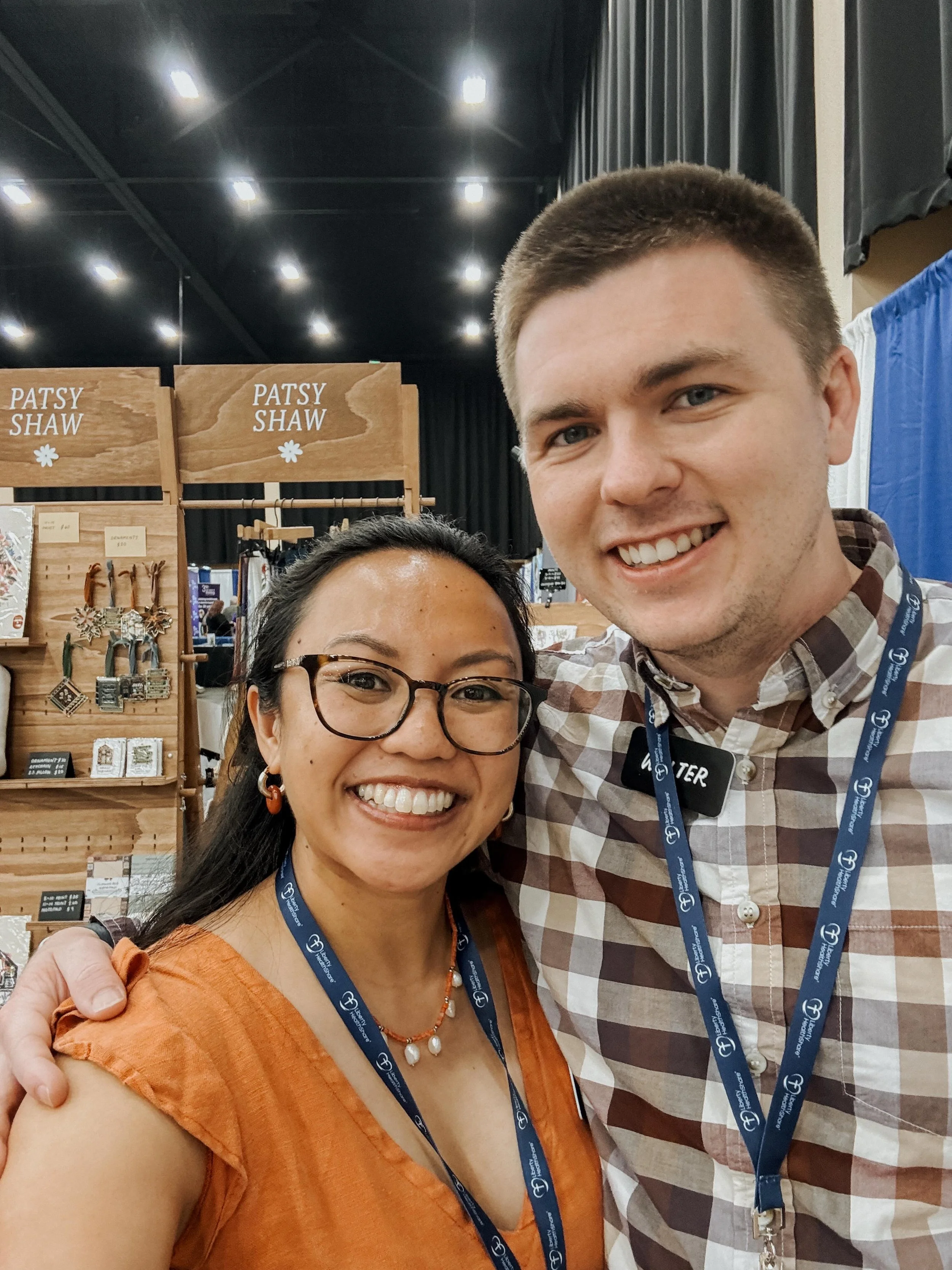 Had such a fun time last week at TN! 🥳

Thankful for Walter @wtsreads for doing all the heavy lifting and for making sure his pregnant wife is alive. 😅

Thankful for Korrie @goodbookmom and Tricia @tricialfknutson for being our conference buddies a