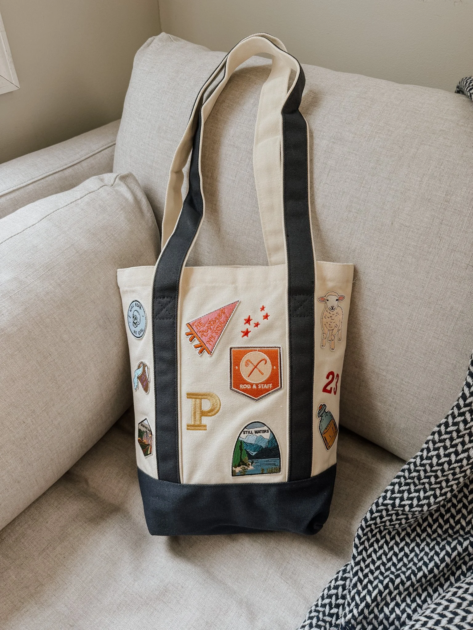 Psalm 23 Adventure Tote Bag