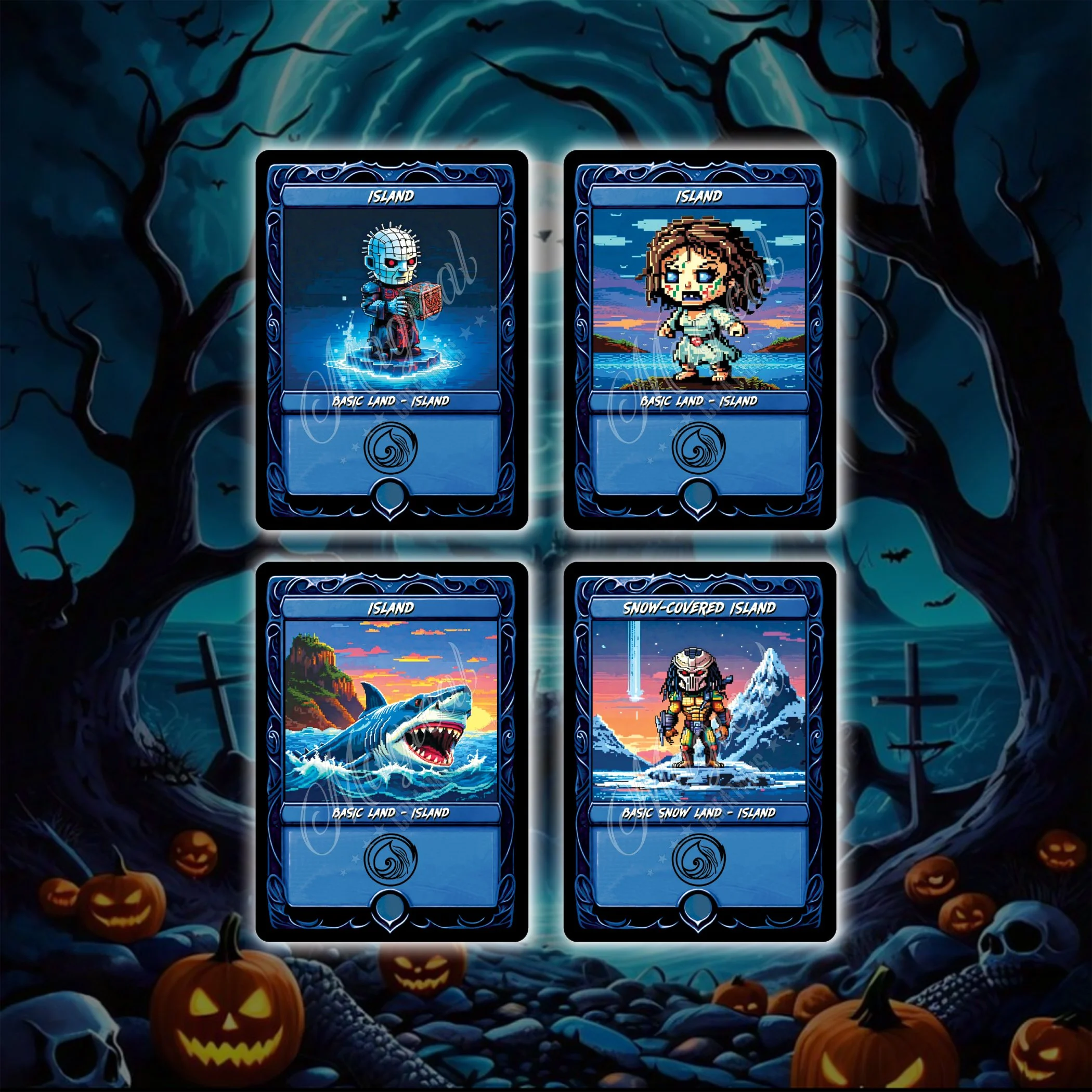 Horror Movie Villain Basic Lands4.jpg