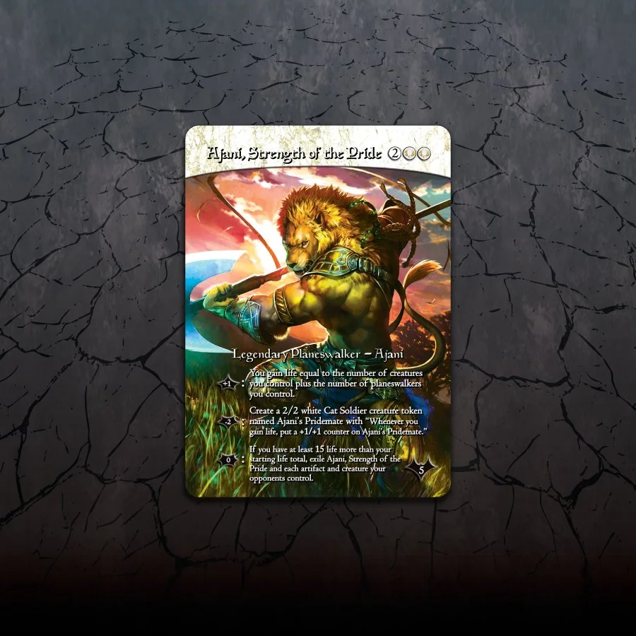 AJANI, STRENGTH OF THE PRIDE (Full Art) Magical Creations Site AJANI, STRENGTH OF THE PRIDE (Full Art) Magical Creations Site