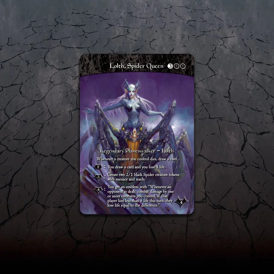 LOLTH, SPIDER QUEEN (Full Art)  Magical Creations Site