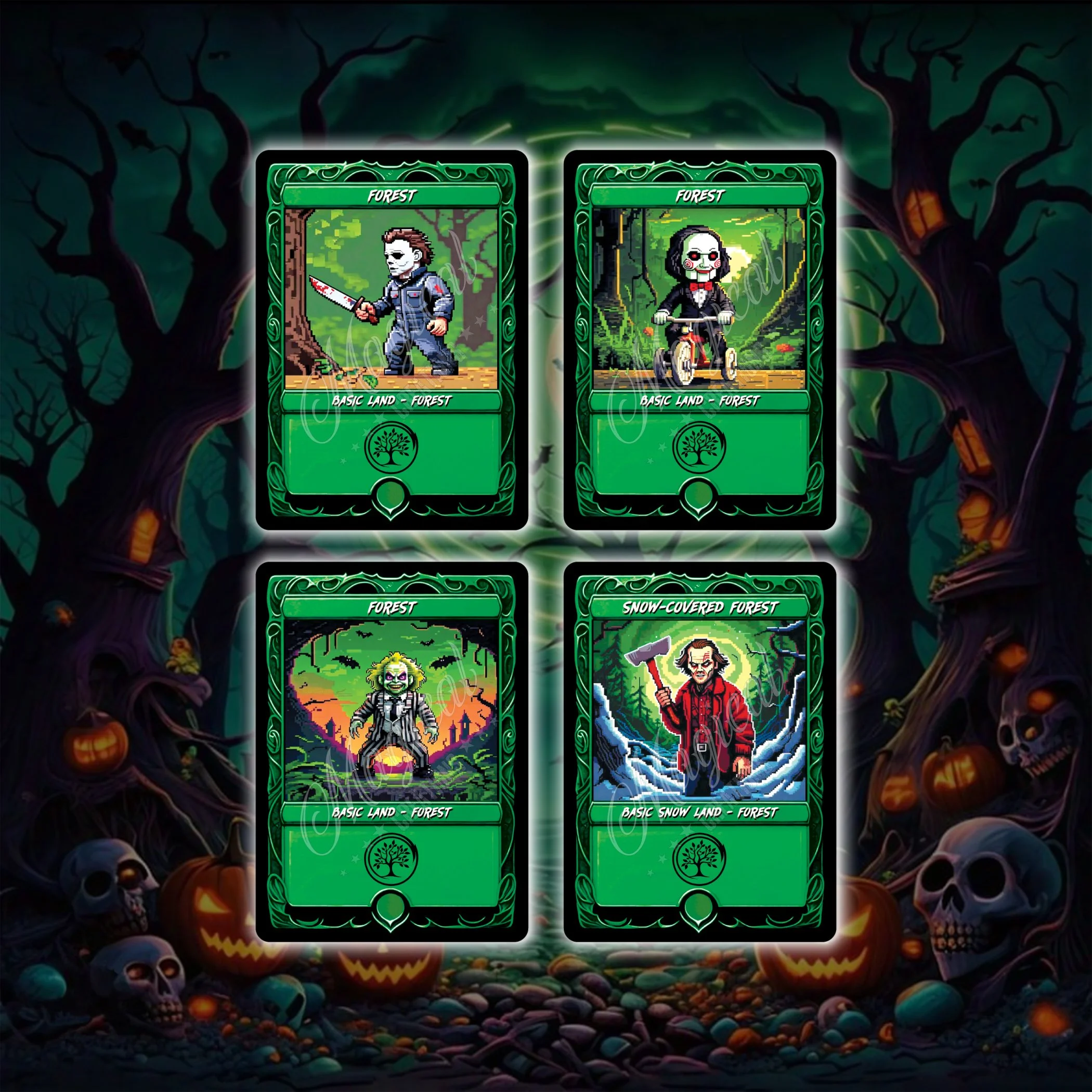Horror Movie Villain Basic Lands6.jpg
