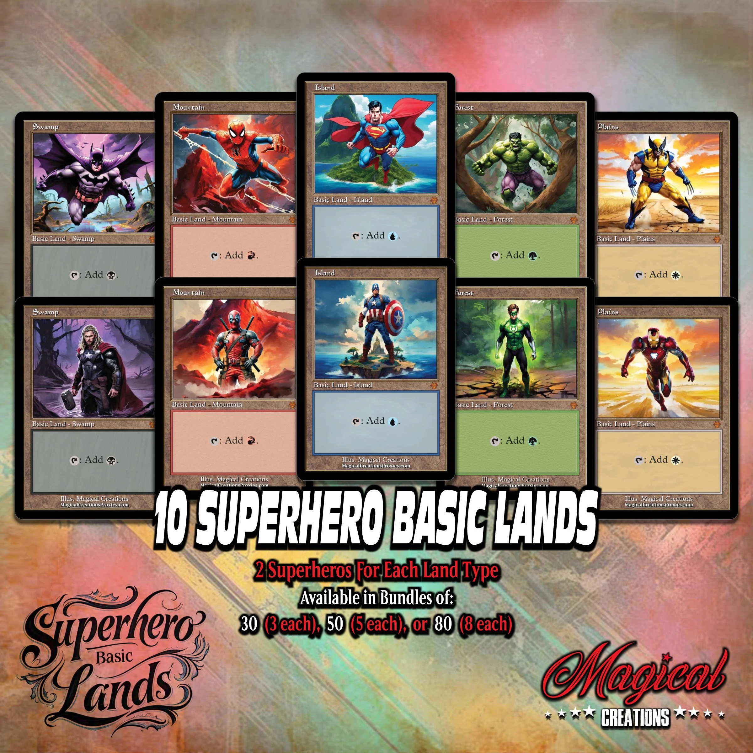 Superhero Basic Land Listing Images03.jpg