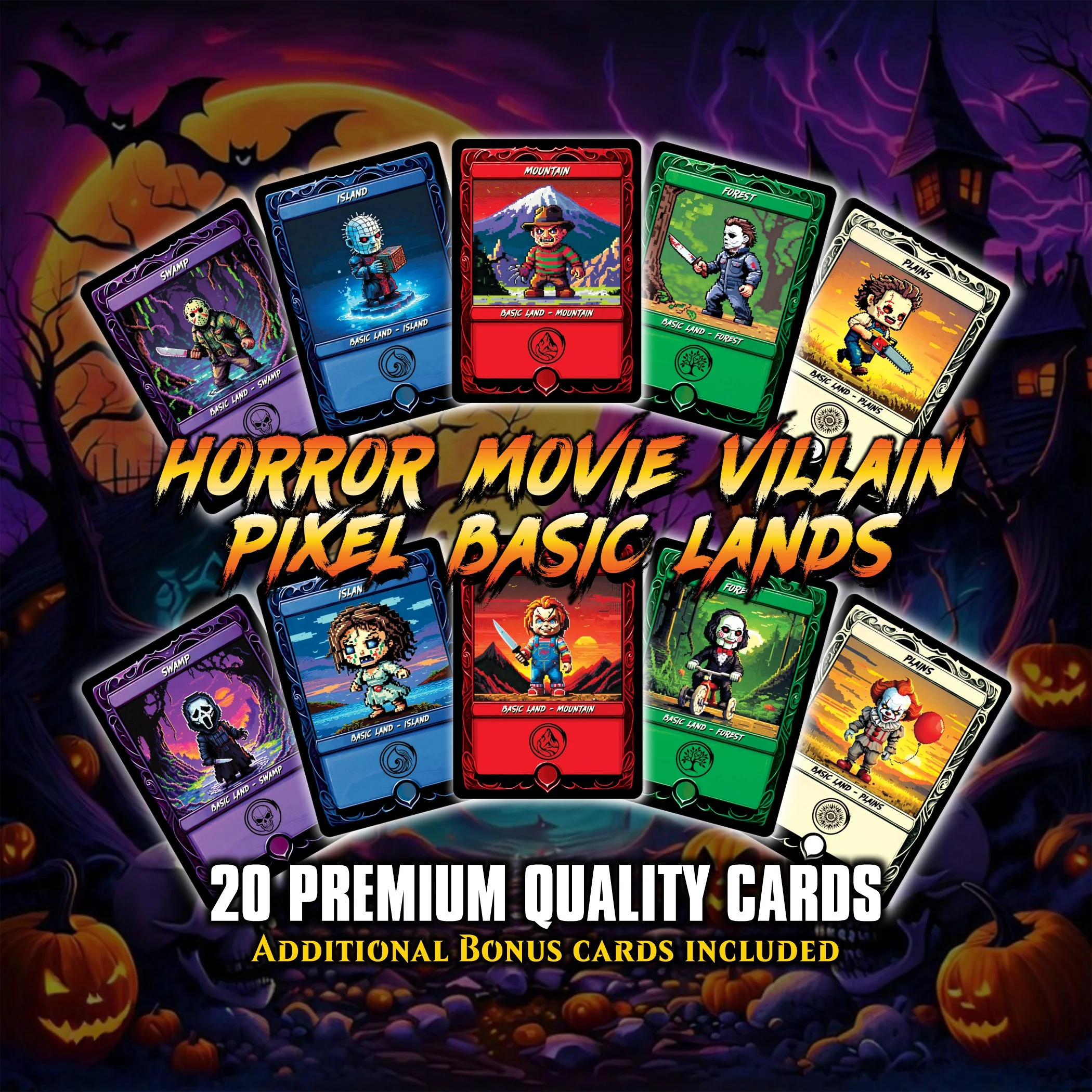 Horror Movie Villain Basic Lands1.jpg