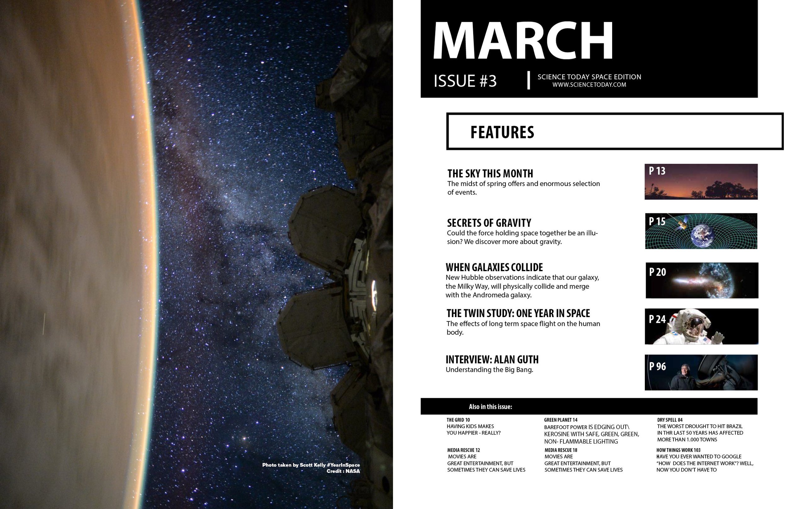 Contents Layout Created on InDesign