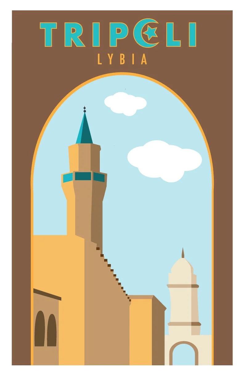 Travel Poster Created on Illustrator
