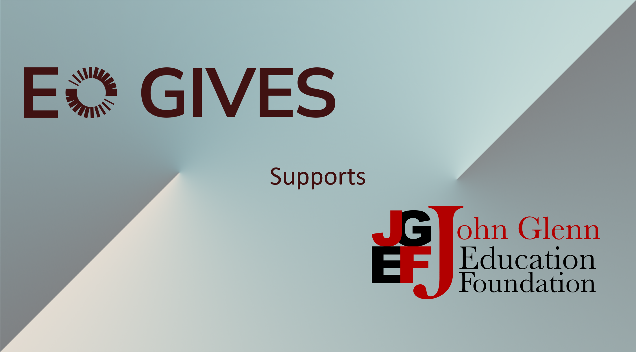 EO Gives Partners with the John Glenn Education Foundation