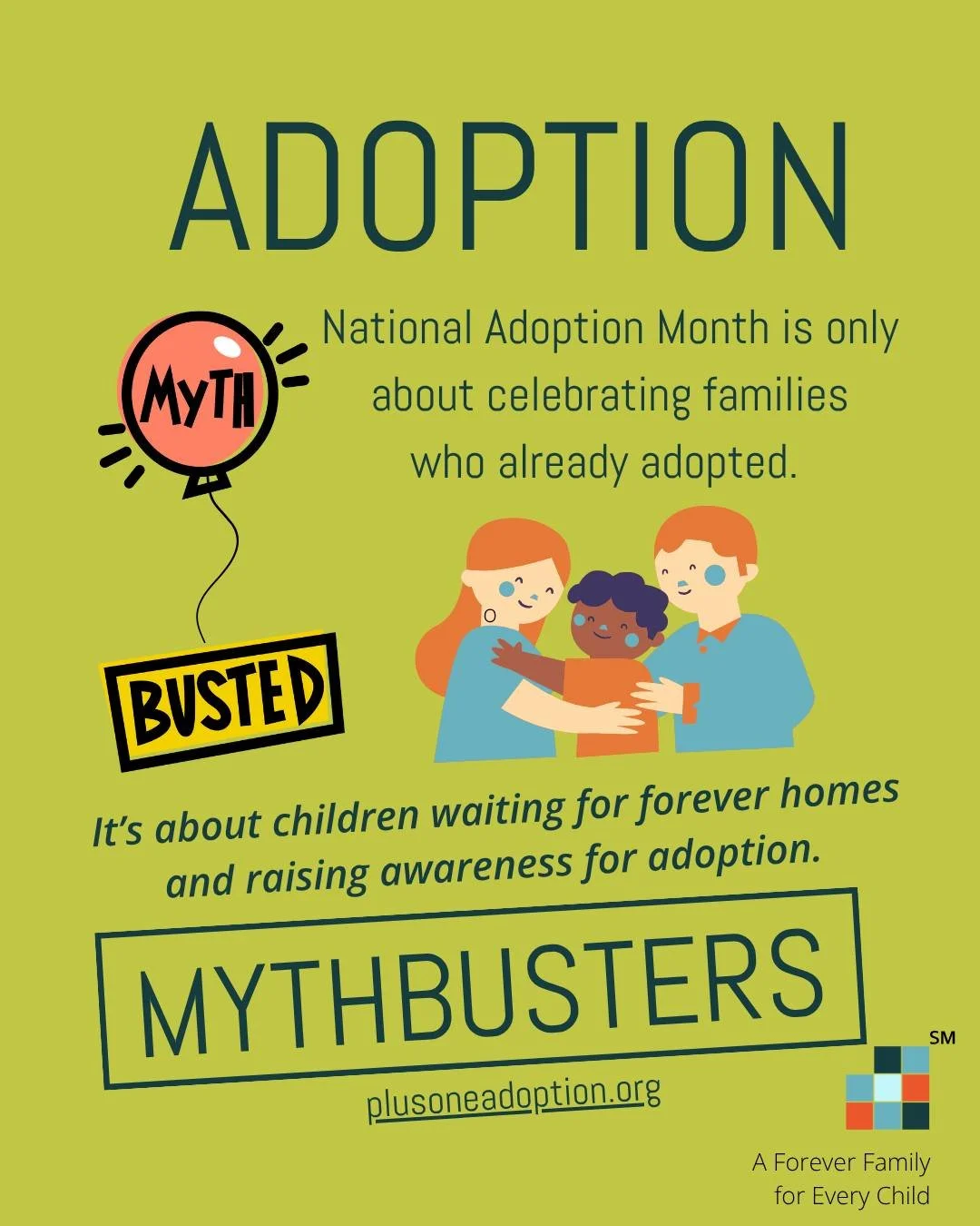 ✨ While it&rsquo;s a wonderful time to celebrate families, National Adoption Month also focuses on:

Children still waiting for their forever homes 👶
The needs of families in the adoption process 👨&zwj;👩&zwj;👧&zwj;👦
Supporting expectant parents 