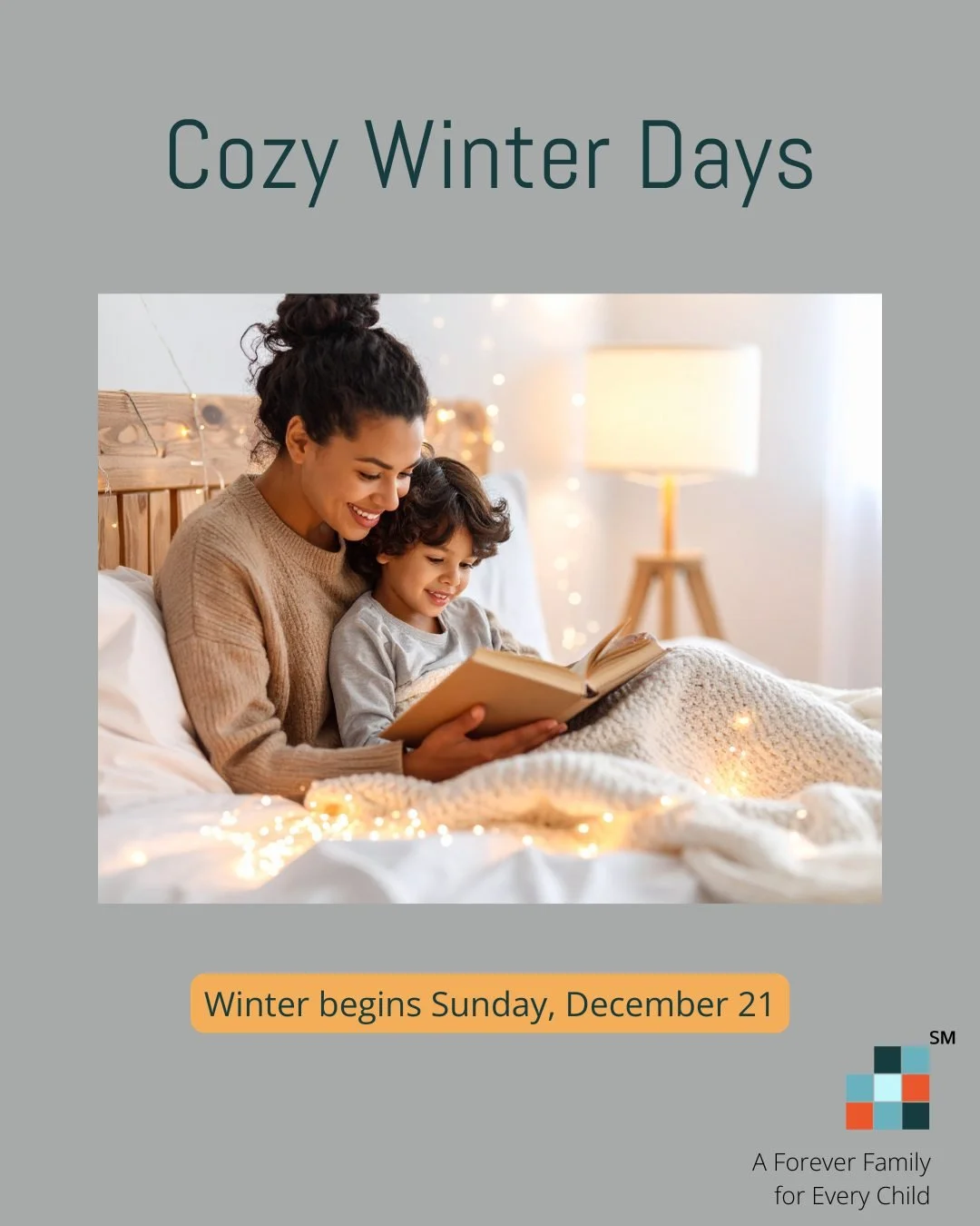 ❄️ Winter begins this Sunday, December 21!

Whether it&rsquo;s chilly ❄️ or sunny ☀️ where you live, winter is the perfect time for cozy family moments. Bake together, read a favorite story, get creative with crafts, or enjoy outdoor adventures &mdas
