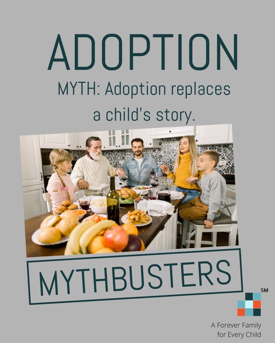 💥 BUSTED: Adoption doesn&rsquo;t erase a child&rsquo;s story &mdash; it builds on it.

Every child has a history, experiences, and connections that shape who they are.

When families honor and talk about those pieces with openness and care, children